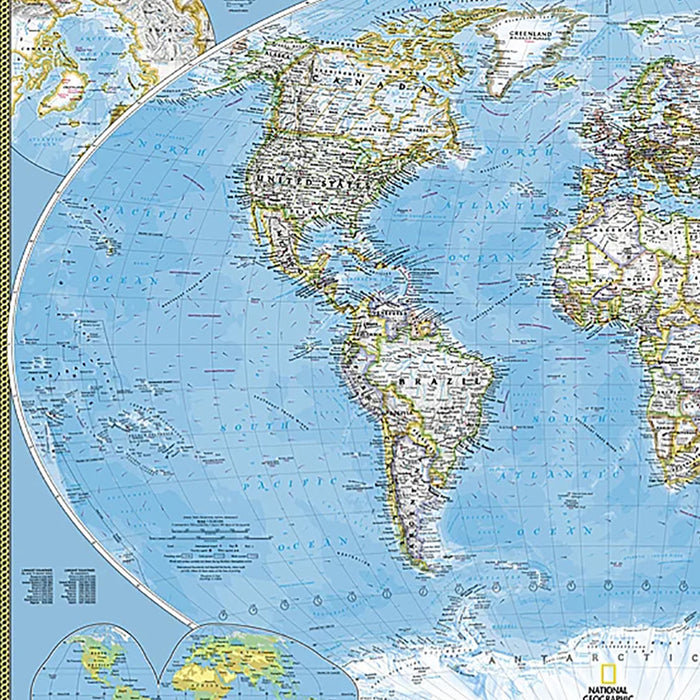 National Geographic NGMRE00622007 World Classic Map, Mural