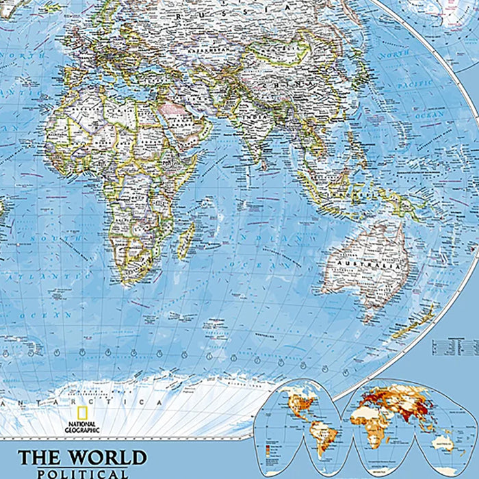 National Geographic NGMRE00622007 World Classic Map, Mural