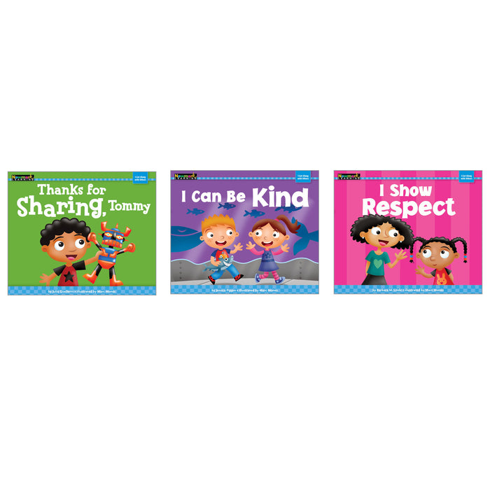 Newmark Learning NL-2270 MySELF Reader, I Get Along with Others, Small Book, Set of 6