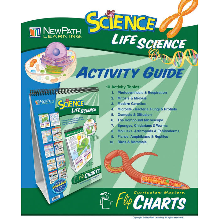 NewPath Learning NP-346007 Life Science Curriculum Mastery Flip Chart