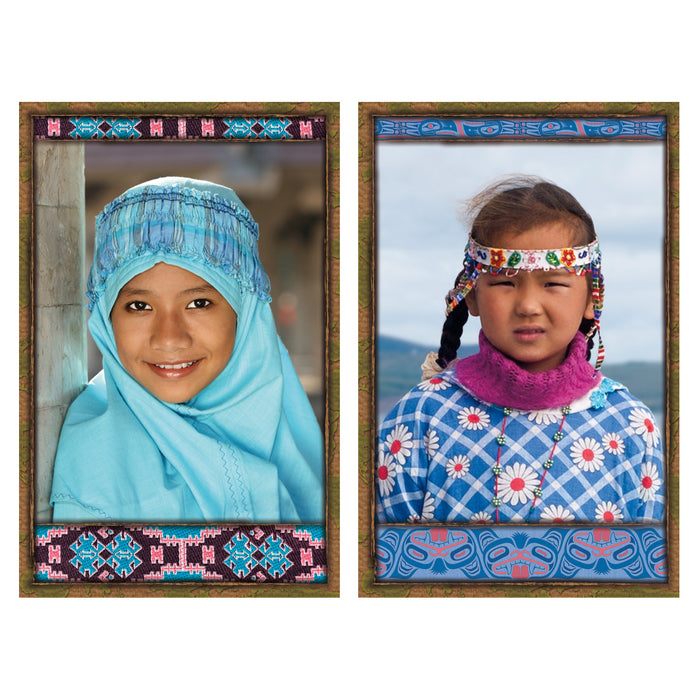 North Star Teacher Resources NST3031 All Kinds of Kids: International Bulletin Board Set