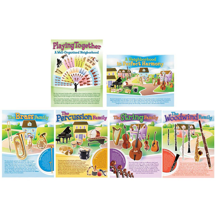 North Star Teacher Resources NST3037 Musical Instruments Bulletin Board Set