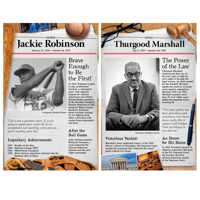 North Star Teacher Resources NST3078 Civil Rights Pioneers Bulletin Board Set