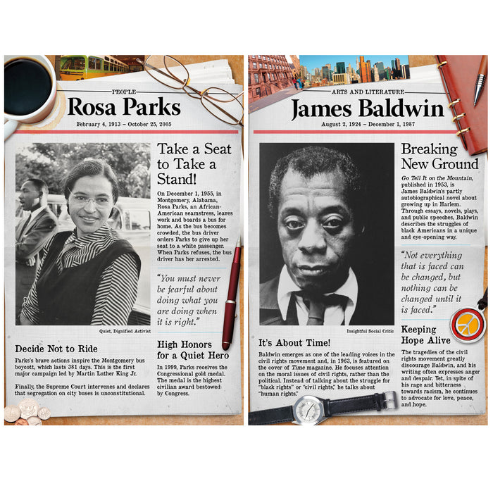 North Star Teacher Resources NST3078 Civil Rights Pioneers Bulletin Board Set