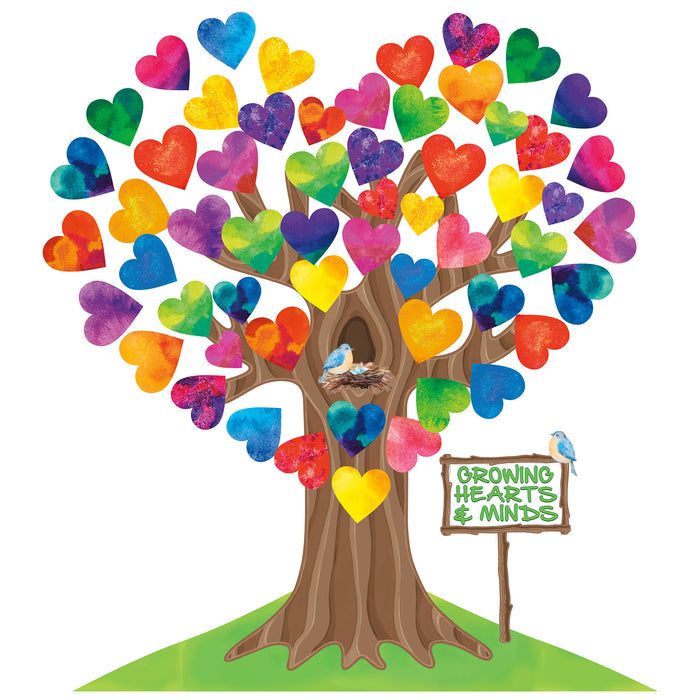North Star Teacher Resources NST3086 Growing Hearts & Minds Bulletin Board Set