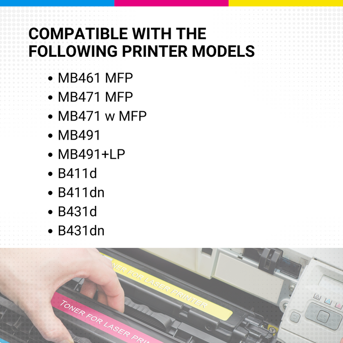 CW Outlet & Supplies Compatible 44574701 Black Toner OKIDATA