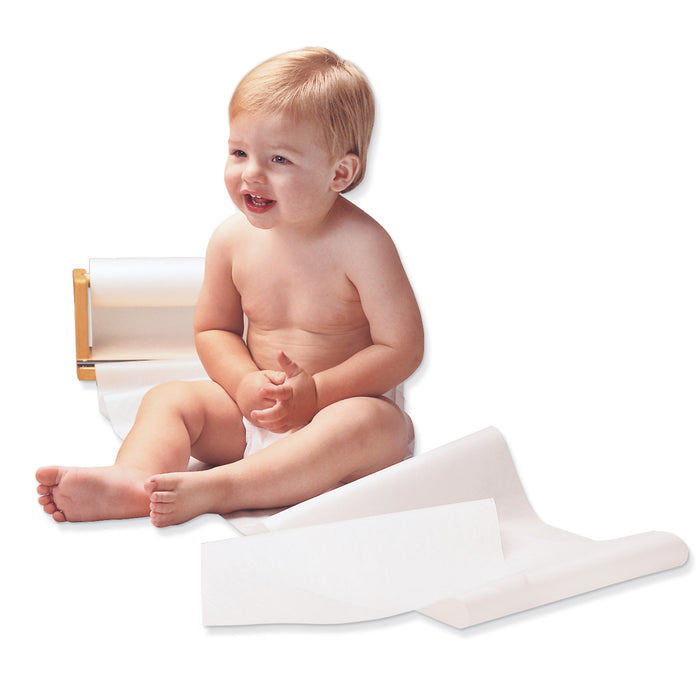 Pacon PAC1615 Changing Table Paper Roll, White, 14-1/2" x 225', 1 Roll