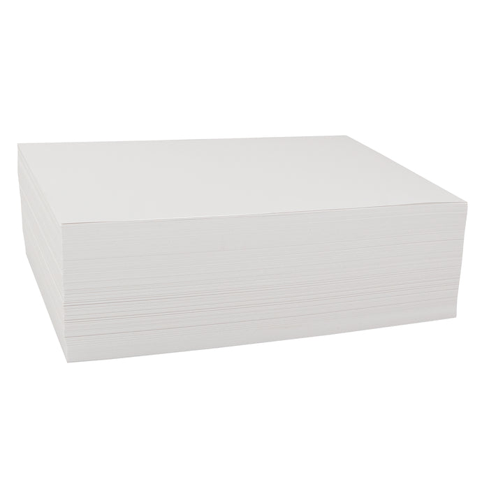 Pacon PAC4729 Drawing Paper, White, Medium Weight, 50lb., 6" x 9", 500 Sheets