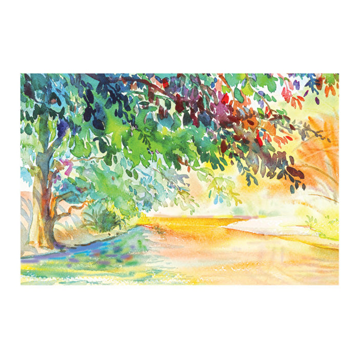 UCreate PAC4944 Watercolor Paper, White, 140 lb., 12" x 18", 50 Sheets