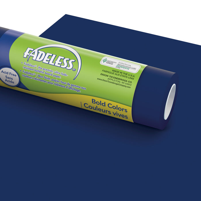 Fadeless PAC57207 Bulletin Board Art Paper, Royal Blue, 24" x 60', 1 Roll