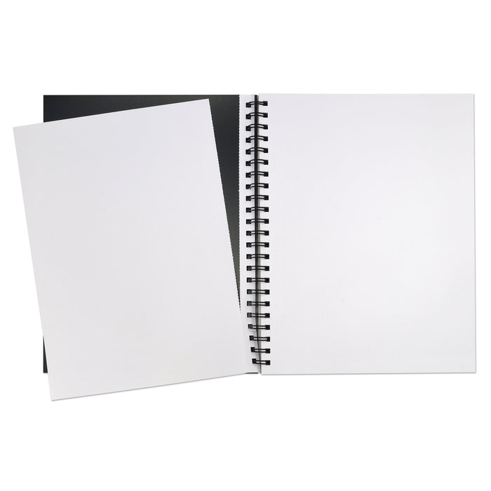 UCreate PACCAR37088 Poly Cover Sketch Book, Heavyweight, 12" x 9", 75 Sheets