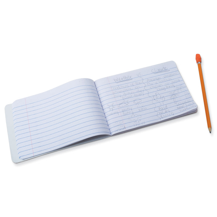 Pacon PACMMK37090 Junior Composition Book, Black Marble, 3/8" Ruled 5" x 7-1/2", 100 Sheets