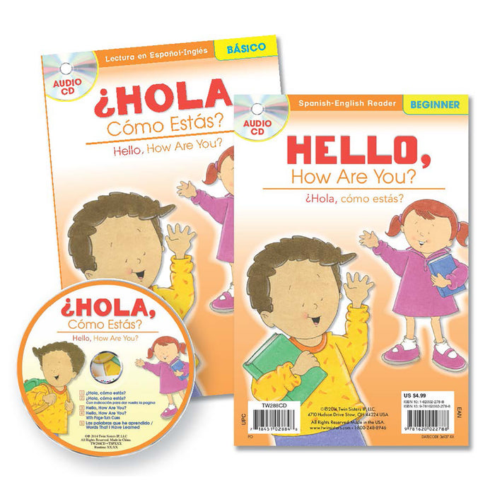 Creative Teaching Materials PBSCTM2021 Spanish-English Readers with Audio CD Bundle, Set of 12