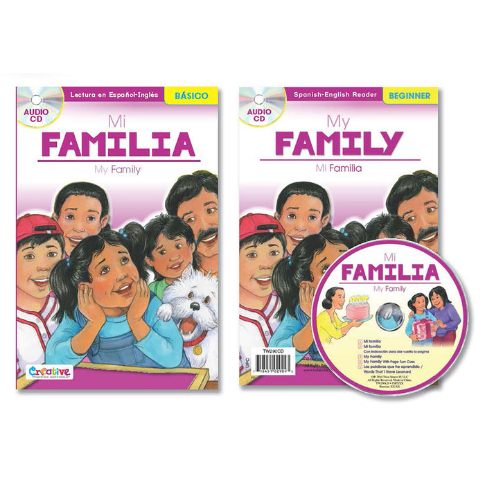 Creative Teaching Materials PBSCTM2021 Spanish-English Readers with Audio CD Bundle, Set of 12