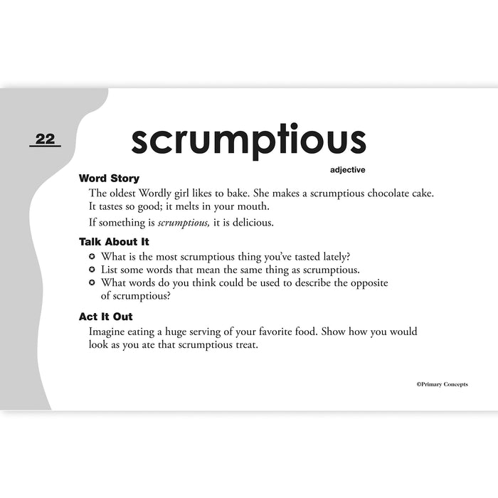 Primary Concepts PC-1272 Word Of The Day Flip Chart