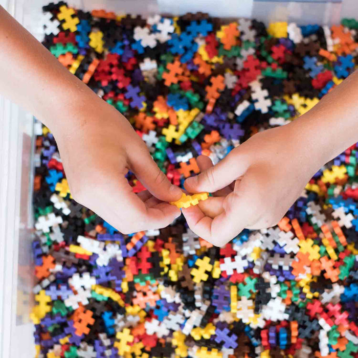 Plus-Plus PLL03373 School Set, 3,600 pieces in Basic Colors