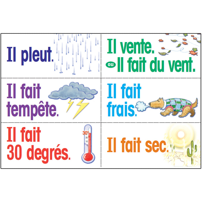 Poster Pals PSZP135 French Multi-Purpose Card Set