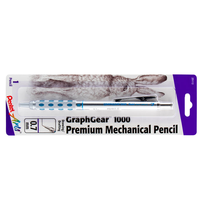 Pentel Arts PTAPG1017CPABP GraphGear 1000 Expert Mechanical Drafting Pencil (0.7mm)
