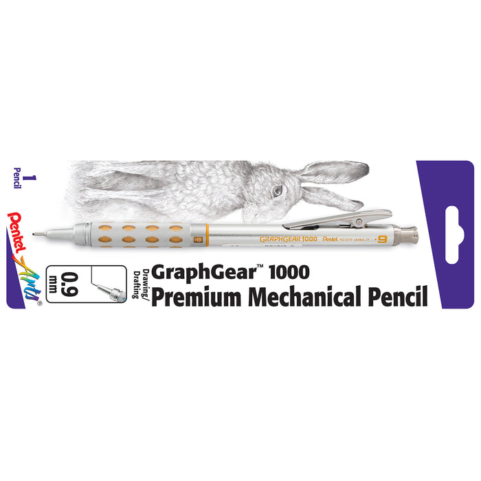 Pentel Arts PTAPG1019GPABP GraphGear 1000 Expert Mechanical Drafting Pencil (0.9mm)