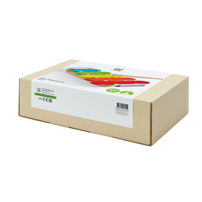 PlanToys PTS6405 Wooden Oval Xylophone Musical Toy