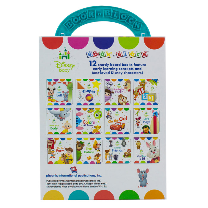 PI Kids PUB7776800 My First Library Disney Baby, 12 Books