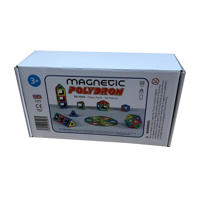 Polydron PY-501010 Magnetic Polydron Class Set, 96 Pieces