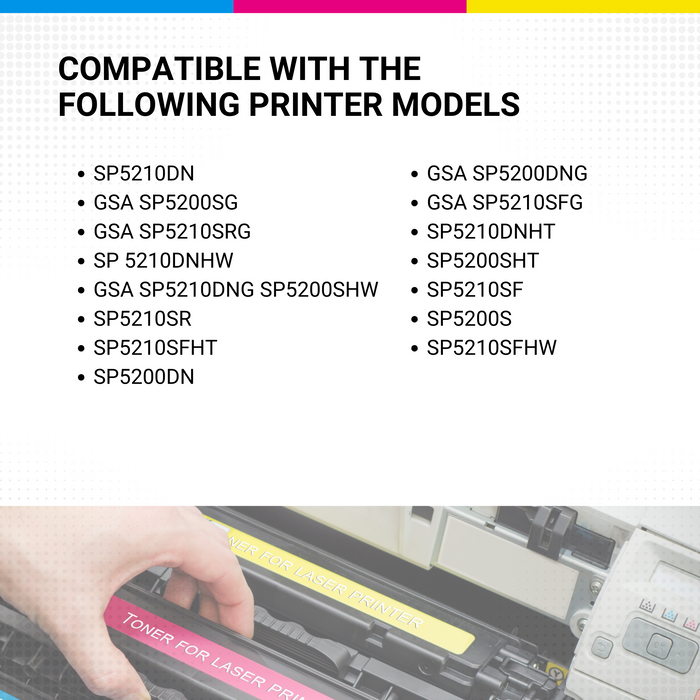 CW Outlet & Supplies Compatible 406683 High Yield Black Toner RICOH
