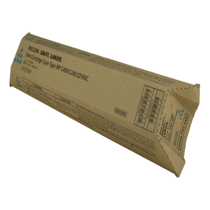 OEM Ricoh  (841725) Toner Cartridge, Cyan 10K Yield