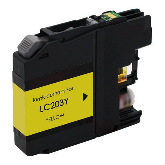 Compatible Brother LC203Y Yellow High Yield Ink Cartridge