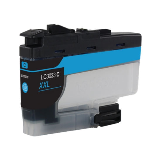 Compatible Brother LC3033C Super High Yield Cyan Ink Cartridge
