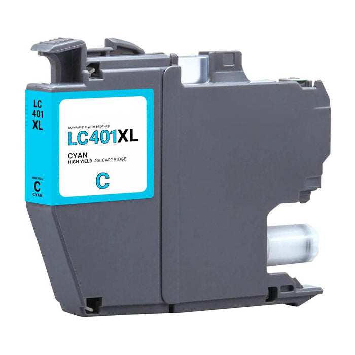 Compatible Brother LC401XLC Ink Cartridge Cyan