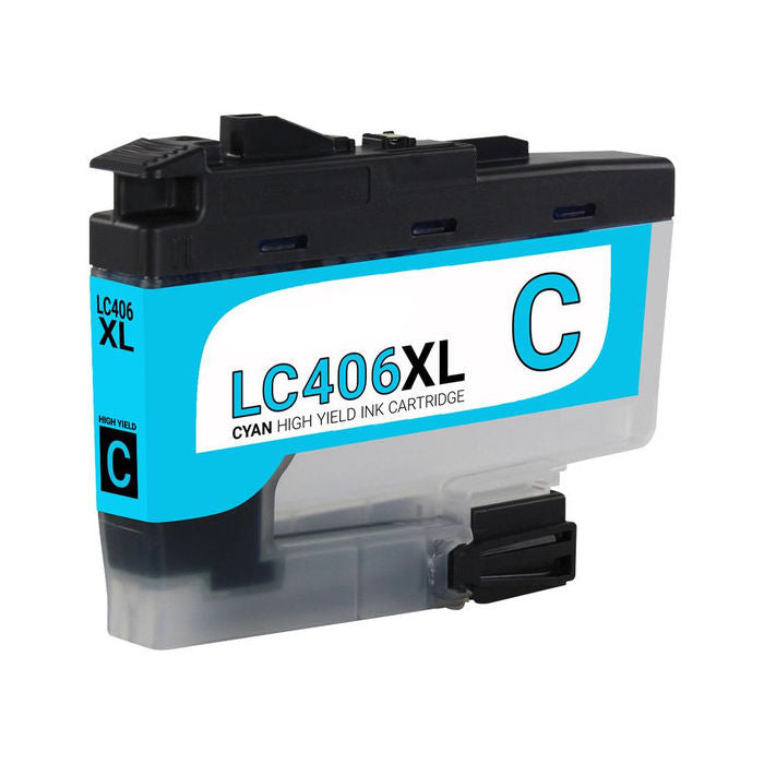 Compatible Brother LC406XLC Ink Cartridge Cyan
