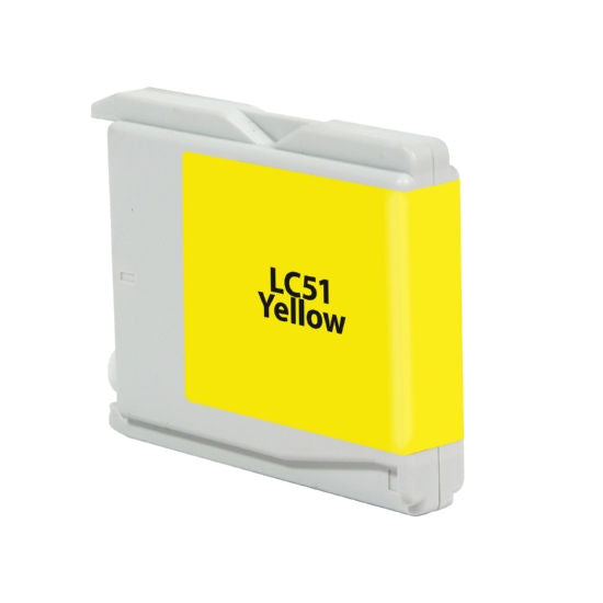 Compatible Brother LC51Y Yellow Inkjet Cartridge