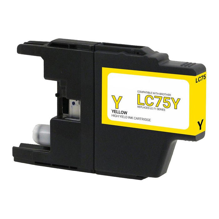 Compatible Brother LC75Y Yellow Inkjet Cartridge