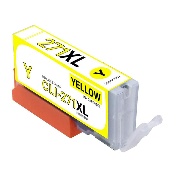 Compatible Canon 0339C001 CLI-271XLY Yellow Inkjet Cartridge
