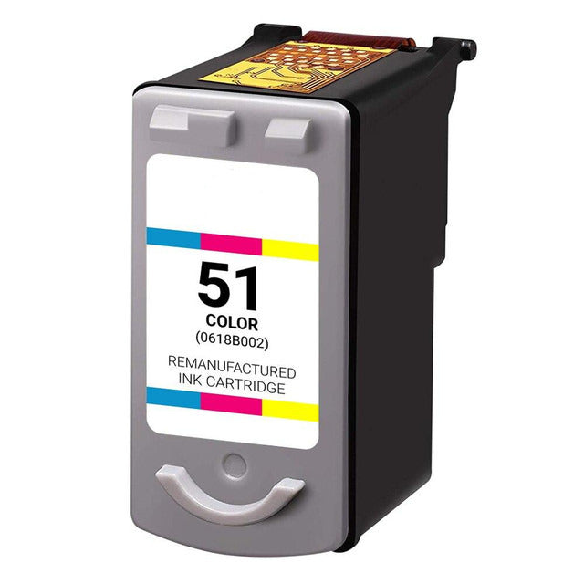 Compatible Canon 0618B002 CL-51 High Capacity Tri-Color Inkjet Cartridge