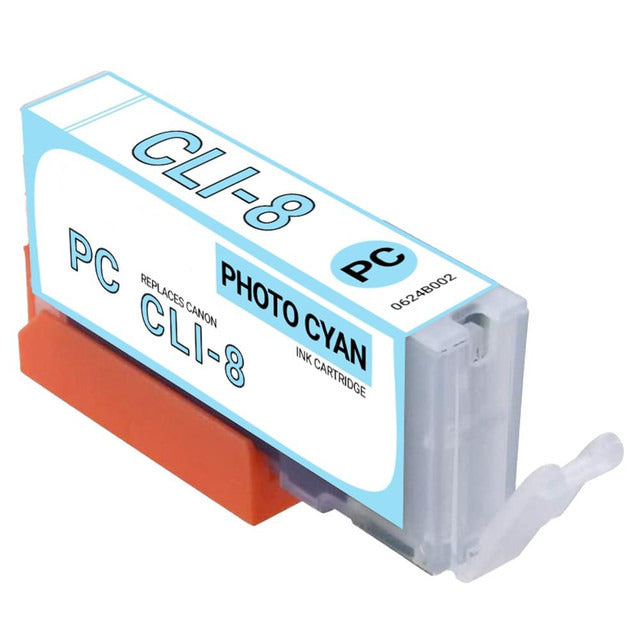 Compatible Canon 0624B002 CLI-8PC Photo Cyan Inkjet Cartridge