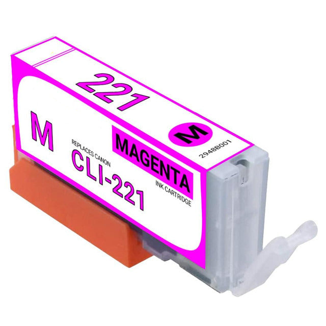 Compatible Canon 2948B001 CLI-221M Magenta Inkjet Cartridge