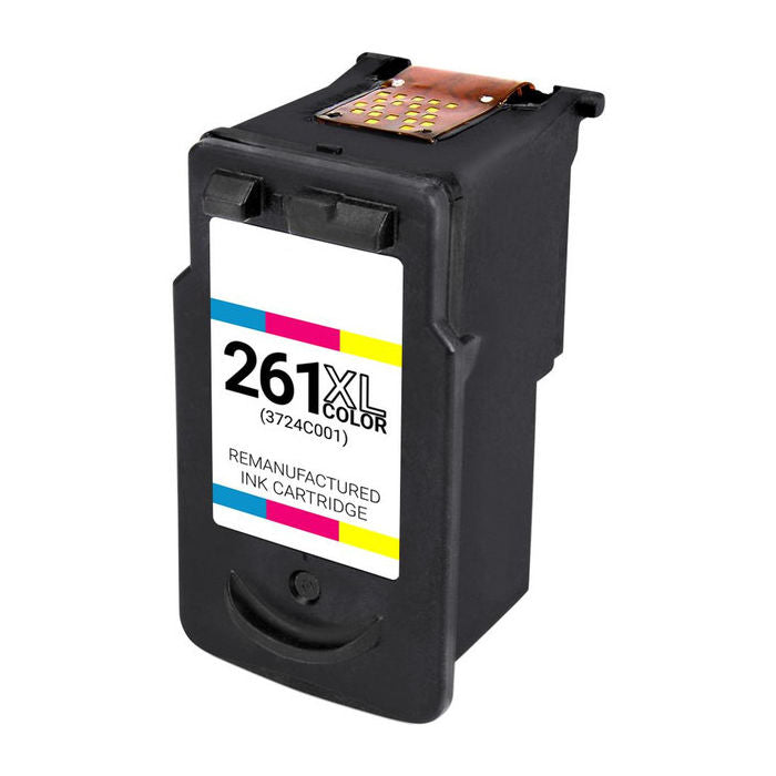Compatible Canon 3724C001 (CL-261XL) High-Yield Ink, Color
