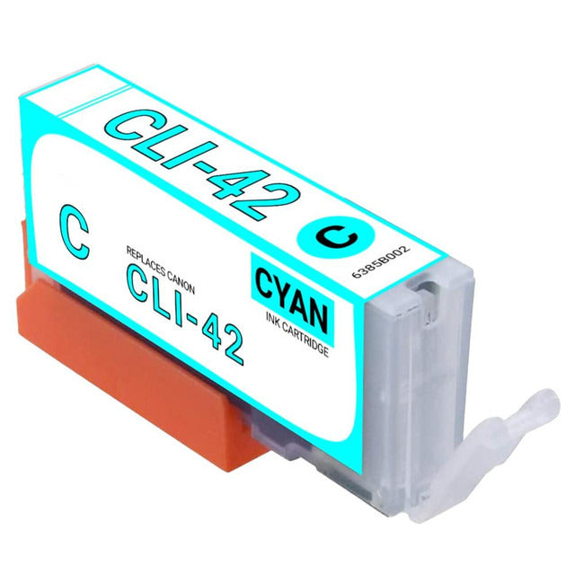 Compatible Canon CLI-42C 6385B002 Cyan Ink Cartridge