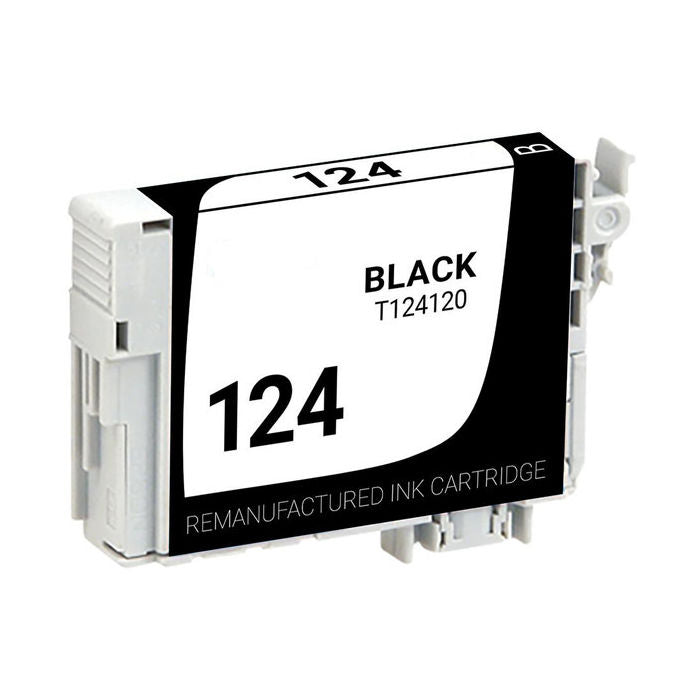 Remanufactured Epson T124120 Black Inkjet Cartridge