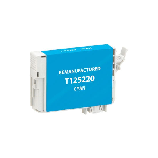 Remanufactured Epson T125220 Cyan High Yield Inkjet Cartridge