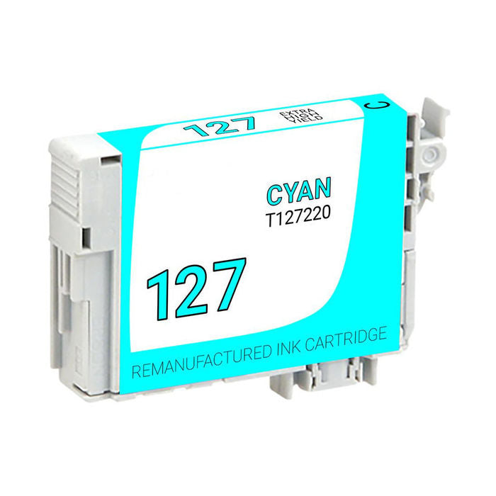 Remanufactured Epson T127220 Ink Cartridge Cyan