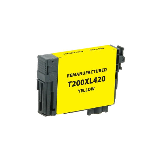 Remanufactured Epson T200XL420 Yellow High Yield Inkjet Cartridge