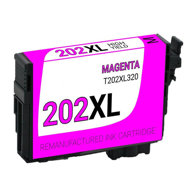 Remanufactured Epson 202XL T202XL320-S High Yield Magenta Ink Cartridge