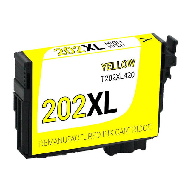 Remanufactured Epson 202XL T202XL420-S High Yield Yellow Ink Cartridge