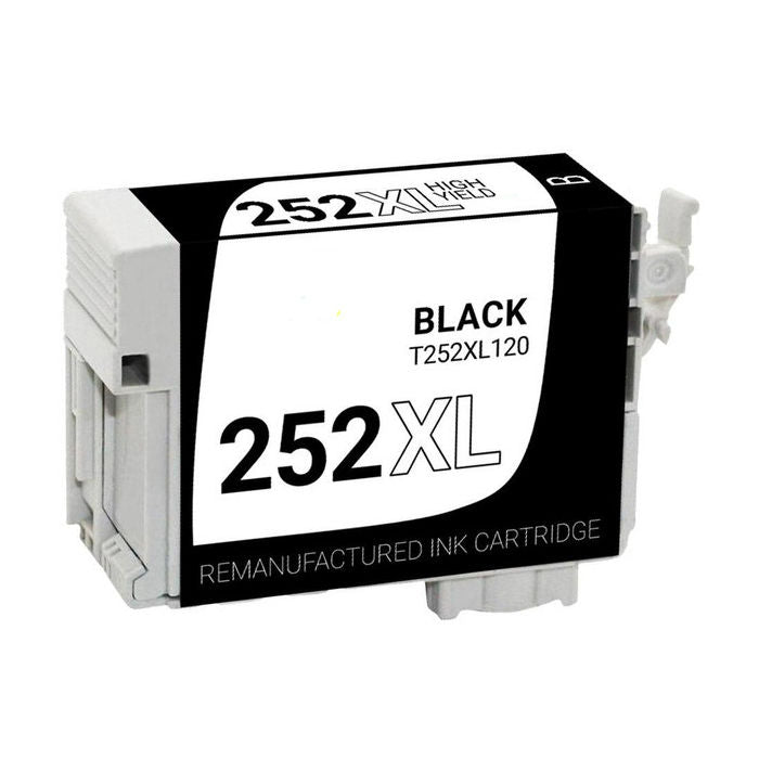 Remanufactured Epson (252XL) T252XL120 Black Inkjet Cartridge