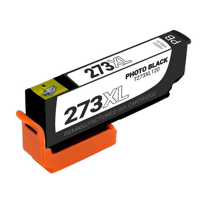 Remanufactured Epson (273XL) T273XL120  Photo Black Inkjet Cartridge