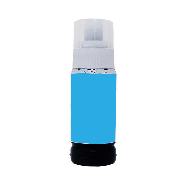 Remanufactured Epson T502220-S Cyan Ecotank T502 Dye Ink Bottle