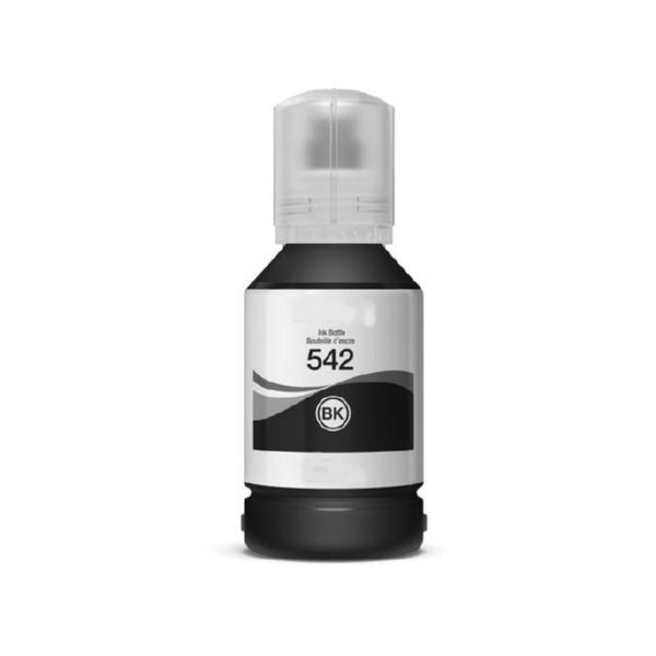 Remanufactured Epson T542120-S (T542) Pigment Black Ink Bottle